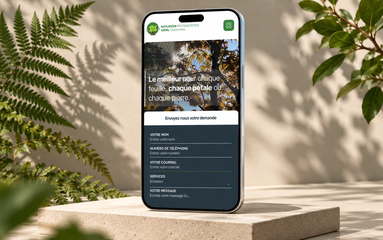 Présentation du projet Mouron Paysagistes