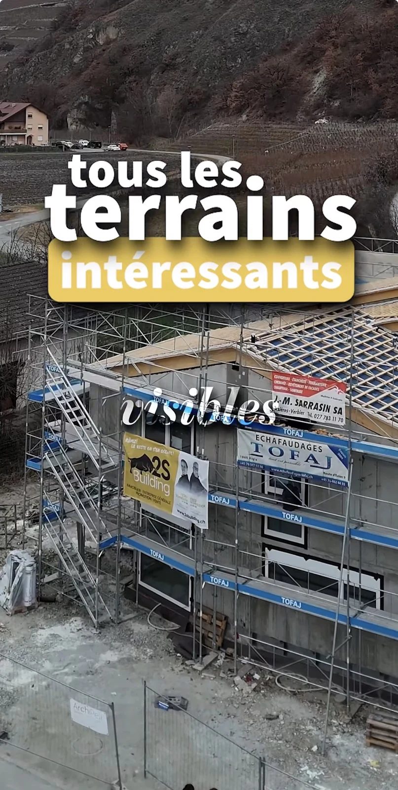 Aperçu d’un contenu de promotion de terrains pour 2S Building Group