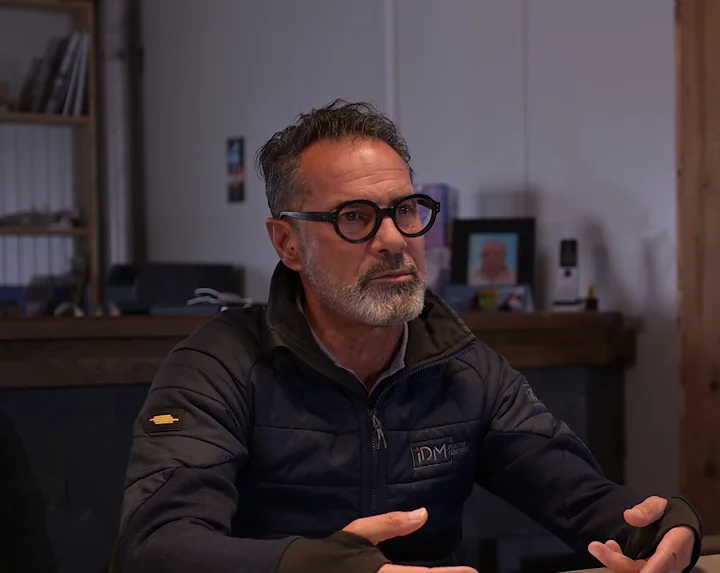 Domenico, dit Mimmo, pendant son échange avec Paolo